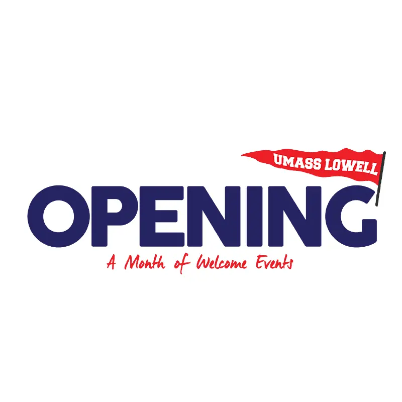 Opening Month logo that states "A month of welcoming events".