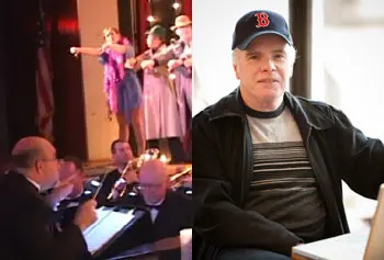 Leon Grande, left, directing students, and Jack Neary are bringing "The Music Man" to Durgin Hall in August.