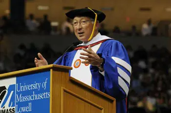 U.S. Secretary of the Interior Ken Salazar offers the Commencement Address to the UMass Lowell class of 2012.