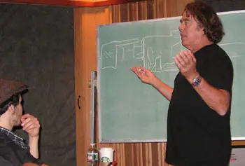 John Hanlon prepares for every problem before a session, from equipment redundancy to diagramming the room.