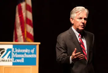 Chancellor Marty Meehan will moderate a panel discussion titled &ldquo;What to Look for in the 2012 Presidential Primaries&rdquo; on Nov. 7.