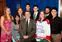 Lawrence Acquarulo ’81 meets with student recipients of the Acquarulo Family Endowed Scholarship Fund and other endowed funds at the Celebration of Scholarship Luncheon.