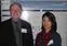 The Eugene J. Rogers Annual Travel Award was given to Yuna Gong, right, a laboratory scientist at UMass Medical School, UMass Memorial Laboratories.