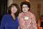 Current Nursing Department Chair Karen Devereaux Melillo, left, and former chair May Futrell celebrate the 40th anniversary of the program.