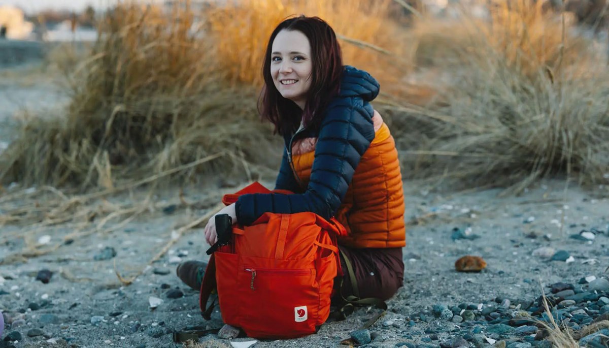 Caryn McCowan at the beach.