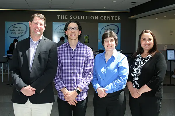 Left to right, Richard Conley, Julio Hernandez, Lori Dembowitz and Doreen Bray