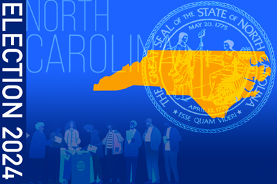 Logo for Fall 2024 CPO polling in North Carolina.