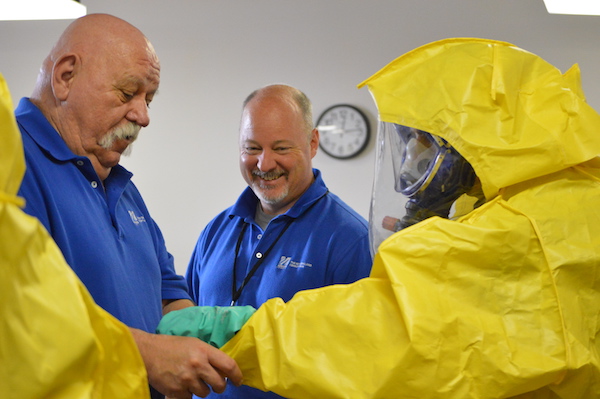 hazmat training suit