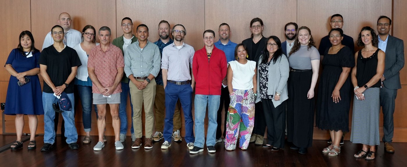 UMass Lowell Faculty in the UMentor program pose for a group photo. 