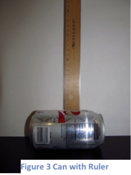 Figure 3 Can with ruler